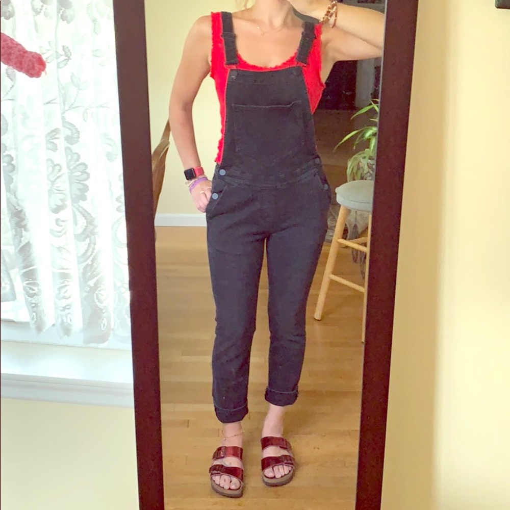 BDG Black Jean Overalls